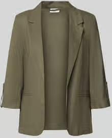 Only relaxed fit blazer van mix van viscose en linnen model 'GOA'
