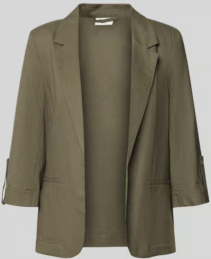Only relaxed fit blazer van mix van viscose en linnen model 'GOA' - Foto 2