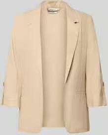 Only relaxed fit blazer van mix van viscose en linnen model 'GOA' - Foto 4