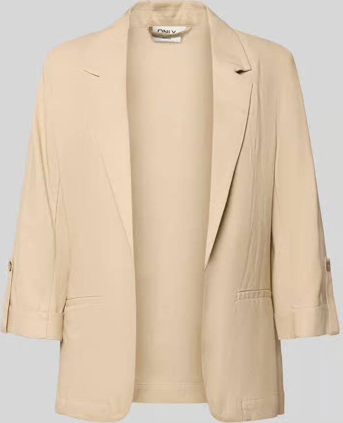 Only relaxed fit blazer van mix van viscose en linnen model 'GOA' - Foto 5