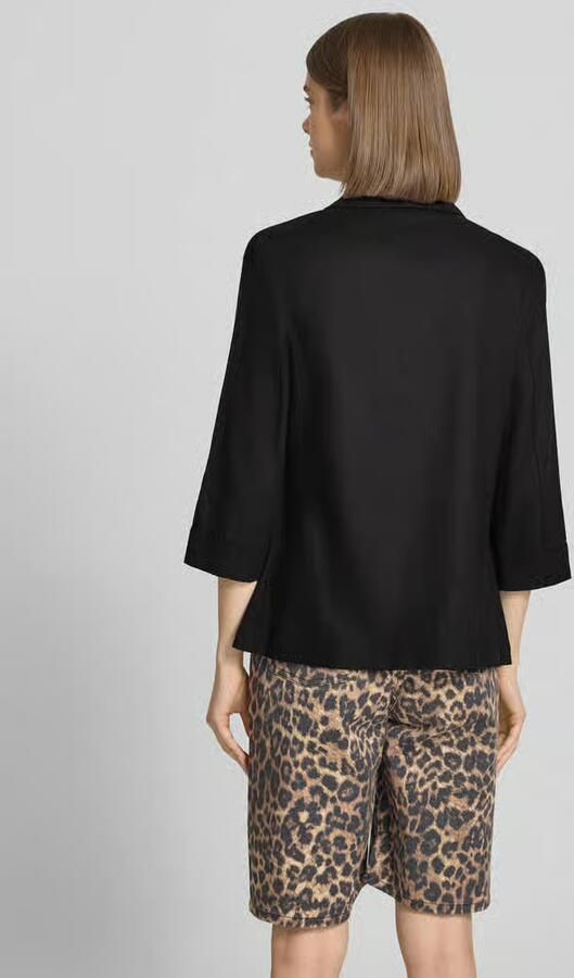 Only relaxed fit blazer van mix van viscose en linnen model 'GOA' - Foto 3