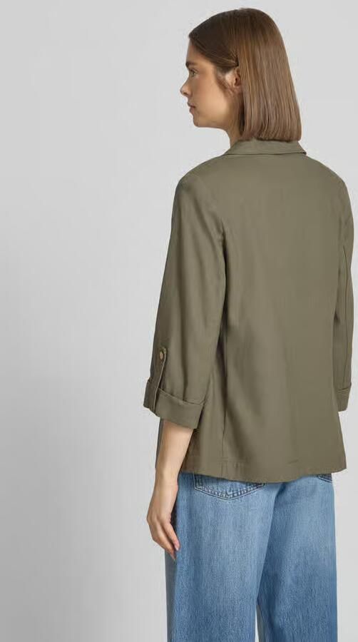 Only relaxed fit blazer van mix van viscose en linnen model 'GOA' - Foto 3