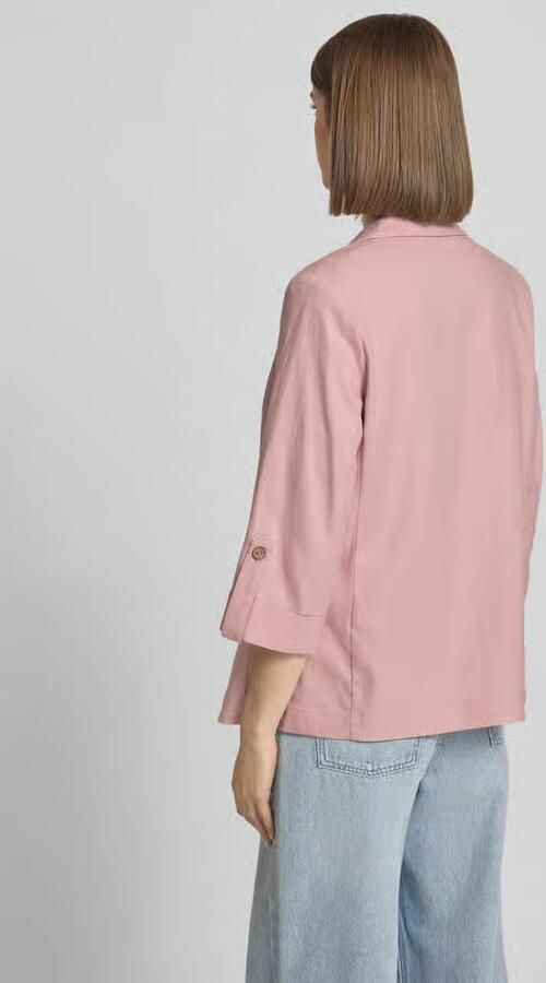 Only relaxed fit blazer van mix van viscose en linnen model 'GOA' - Foto 4