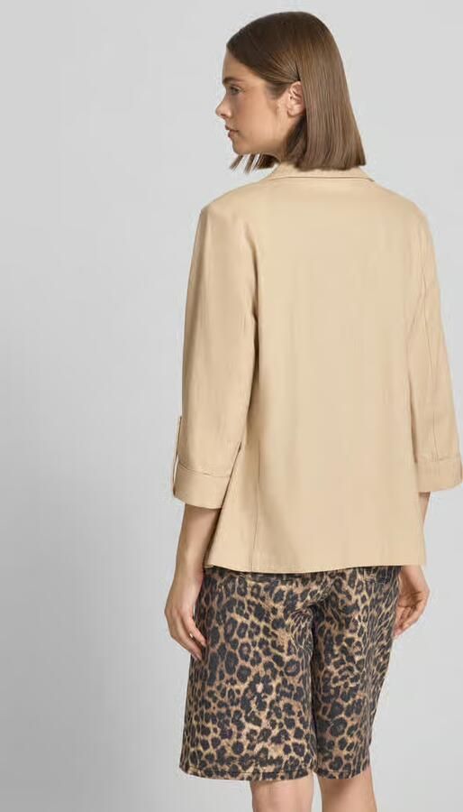 Only relaxed fit blazer van mix van viscose en linnen model 'GOA' - Foto 6