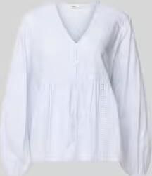Only Relaxed fit Blouse met lange mouwen van puur katoen Model 'NORA'