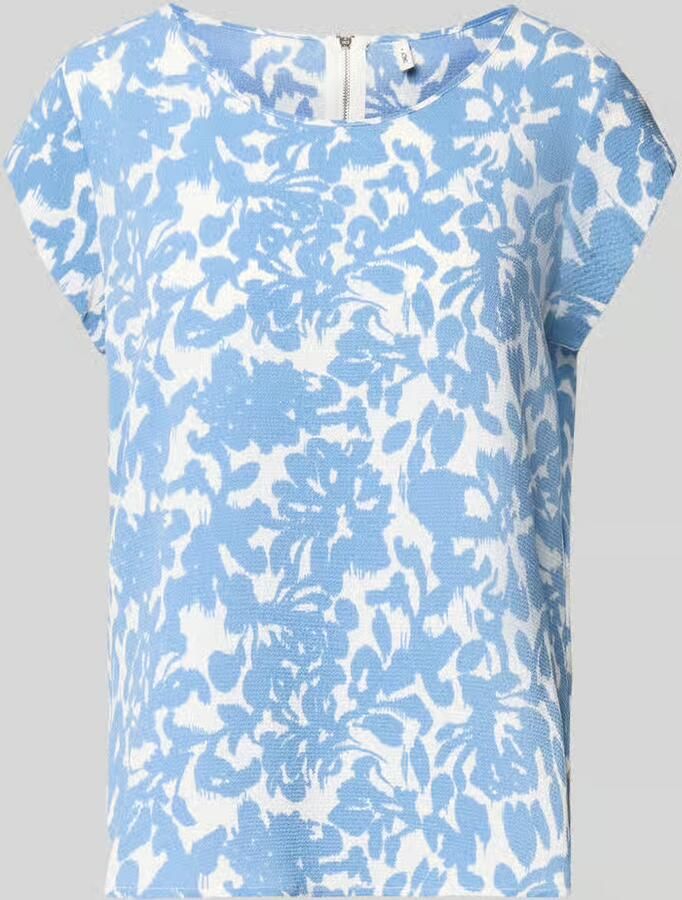 Only Relaxed fit blouseshirt in crêpe-uitvoering Model 'VIC' - Foto 5