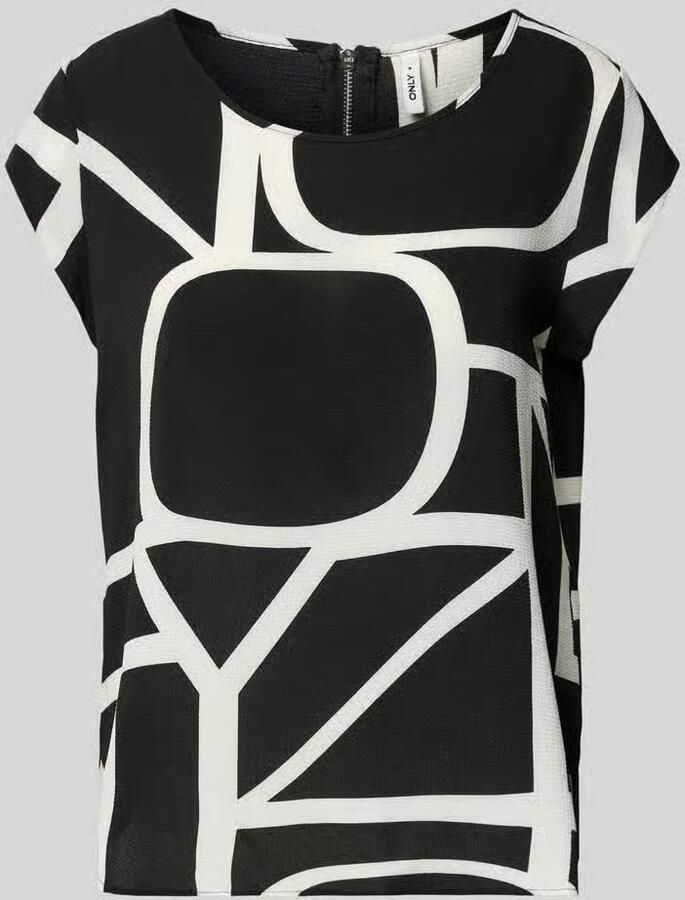 Only Relaxed fit blouseshirt in crêpe-uitvoering Model 'VIC' - Foto 2