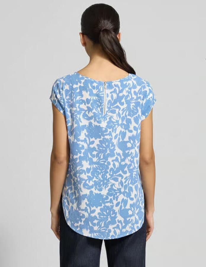 Only Relaxed fit blouseshirt in crêpe-uitvoering Model 'VIC' - Foto 5
