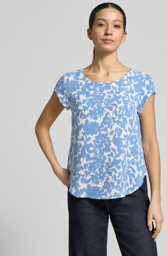 Only Relaxed fit blouseshirt in crêpe-uitvoering Model 'VIC' - Foto 6