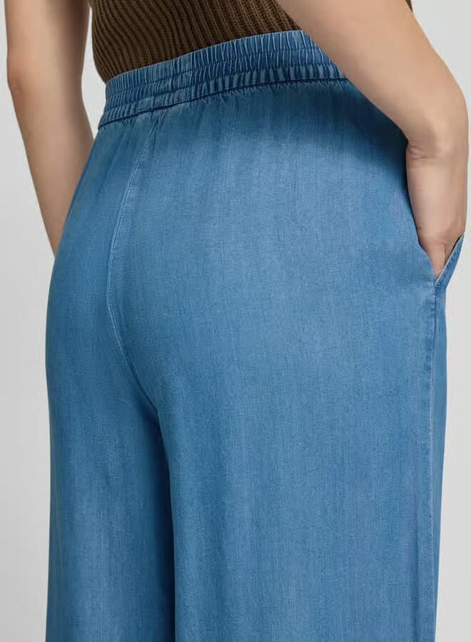 Only relaxed fit culotte van puur lyocell model 'CHARIS'