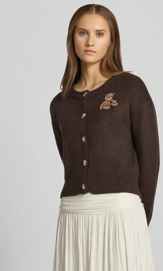 Only relaxed fit gebreide pullover met borduursel model 'TEDDY' - Foto 3