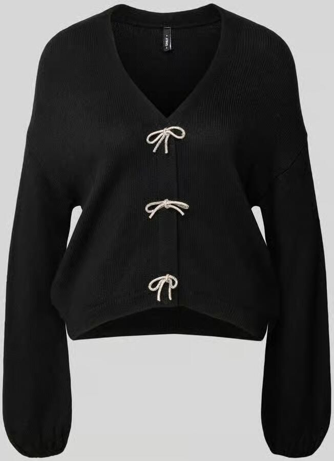 Only Relaxed fit gebreide pullover met strikdetail model 'DONNA' - Foto 2