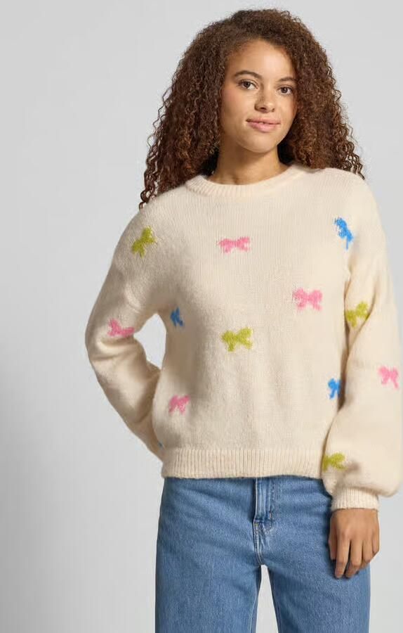 Only Relaxed fit gebreide pullover met wol model 'BRUNHILDA LIFE' - Foto 3