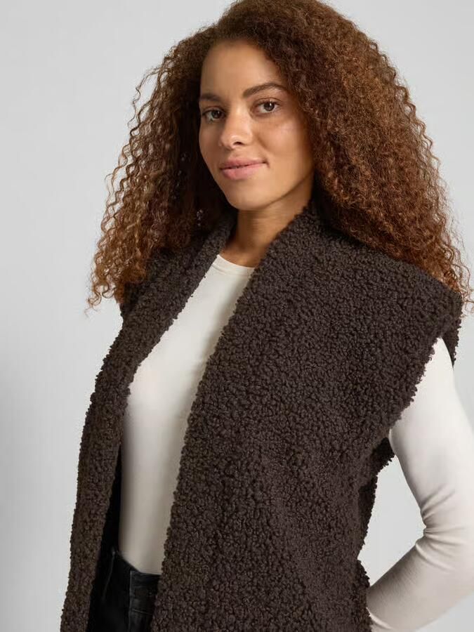 Only Relaxed fit gilet in teddybontlook model 'NAYA' - Foto 2