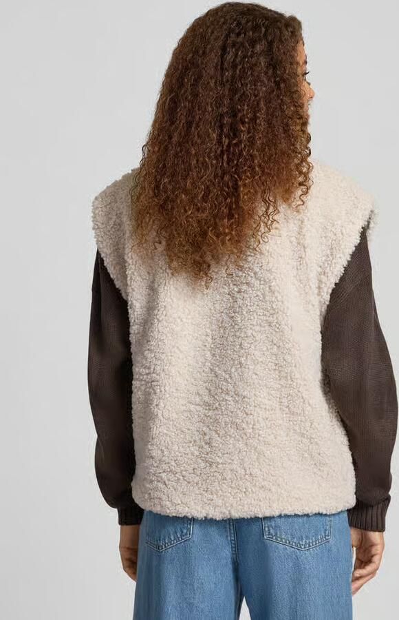 Only Relaxed fit gilet in teddybontlook model 'NAYA'
