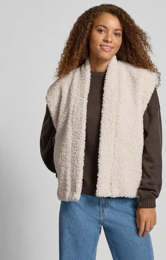 Only regular fit bodywarmer in teddystof model 'NAYA' - Foto 3