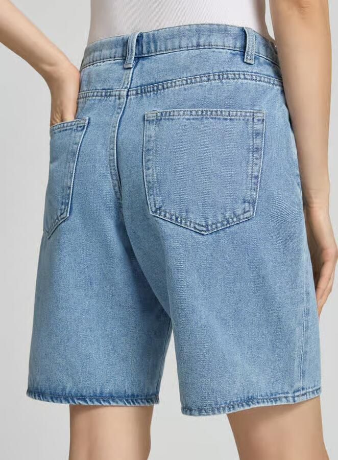 Only relaxed fit korte jeans van katoenmix model 'HOPE'