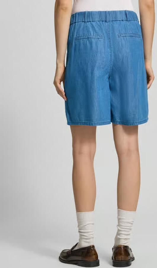 Only Relaxed fit korte jeans van een mix van katoen en lyocell model 'BEA' - Foto 3