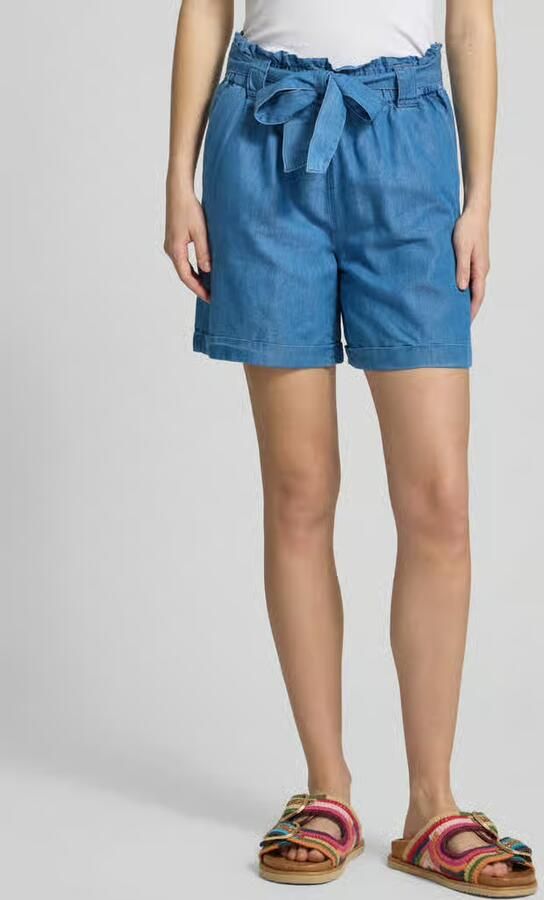 Only Loose fit korte jeans van een mix van katoen en lyocell model 'BEA SMILLA' - Foto 11