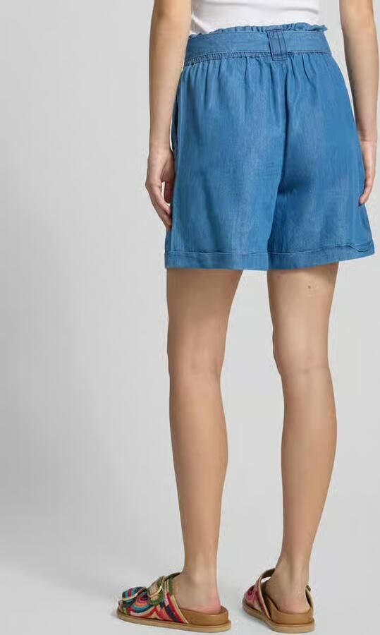Only Loose fit korte jeans van een mix van katoen en lyocell model 'BEA SMILLA' - Foto 10