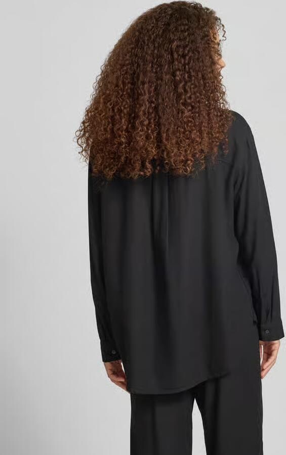 Only relaxed fit linnen blouse met overhemdkraag model 'GOA' - Foto 2