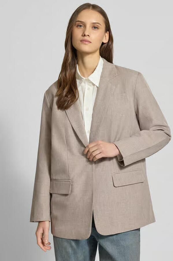 Only Relaxed fit lange blazer met 1-knoopssluiting model 'LINDA' - Foto 5