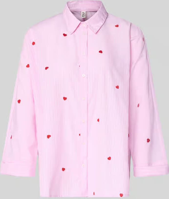 Only Relaxed fit overhemdblouse met katoen-aandeel Model 'NEW LINA GRACE' - Foto 2