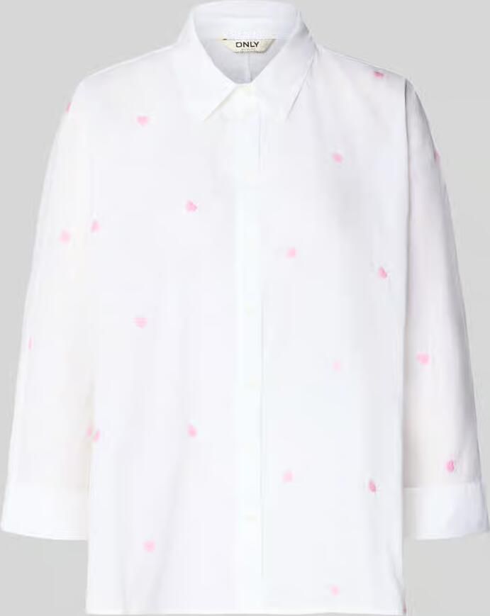 Only Relaxed fit overhemdblouse van puur katoen model 'NEW LINA GRACE' - Foto 5