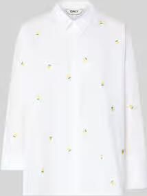 Only Relaxed fit overhemdblouse van puur katoen model 'NEW LINA GRACE' - Foto 2