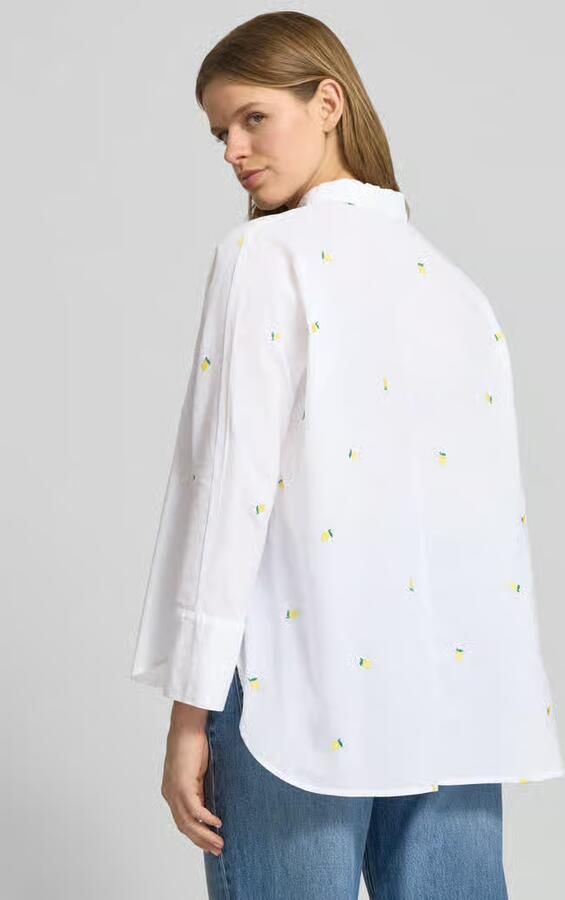 Only Relaxed fit overhemdblouse van puur katoen model 'NEW LINA GRACE' - Foto 3