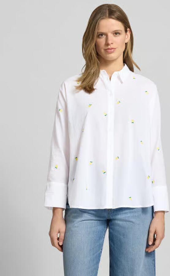 Only Relaxed fit overhemdblouse van puur katoen model 'NEW LINA GRACE' - Foto 4