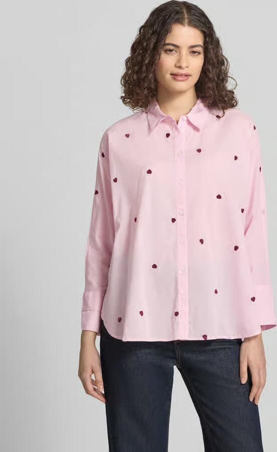 Only Relaxed fit overhemdblouse van puur katoen model 'NEW LINA GRACE' - Foto 4