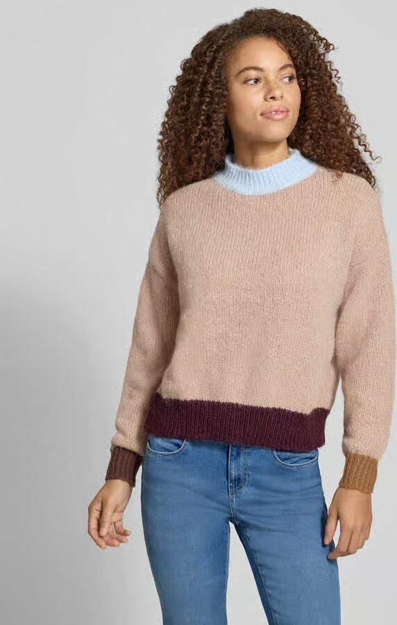 Only Trui ONLOLINA LS CONTRAST HIGHNECK CC KNT 15375631 - Foto 2