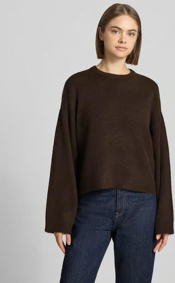 Only Regular fit gebreide pullover met ronde hals model 'SIMONI' - Foto 5