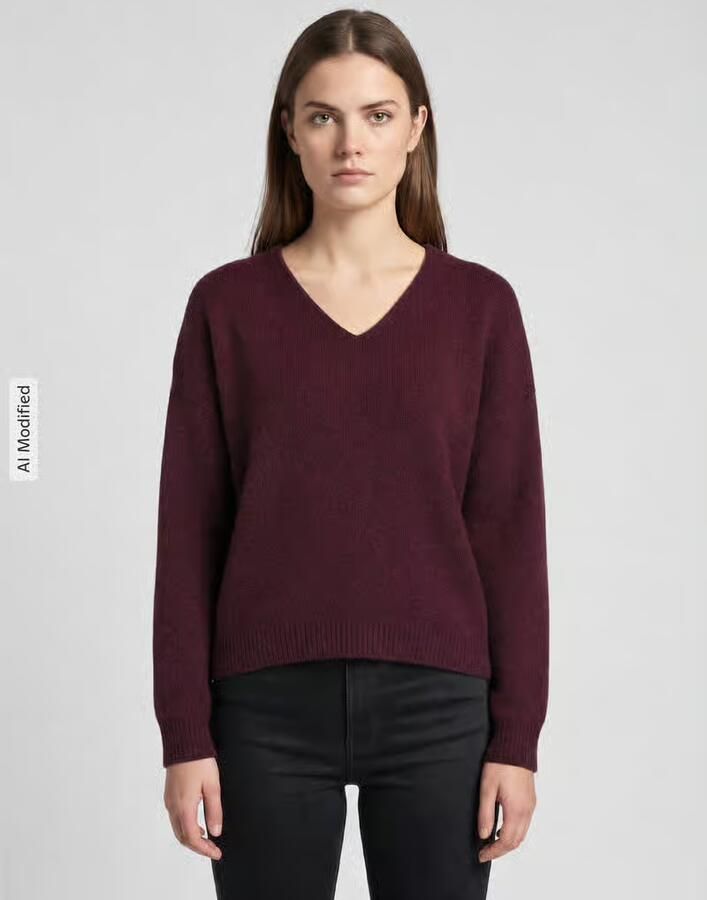 Only relaxed fit pullover met v-hals - Foto 3