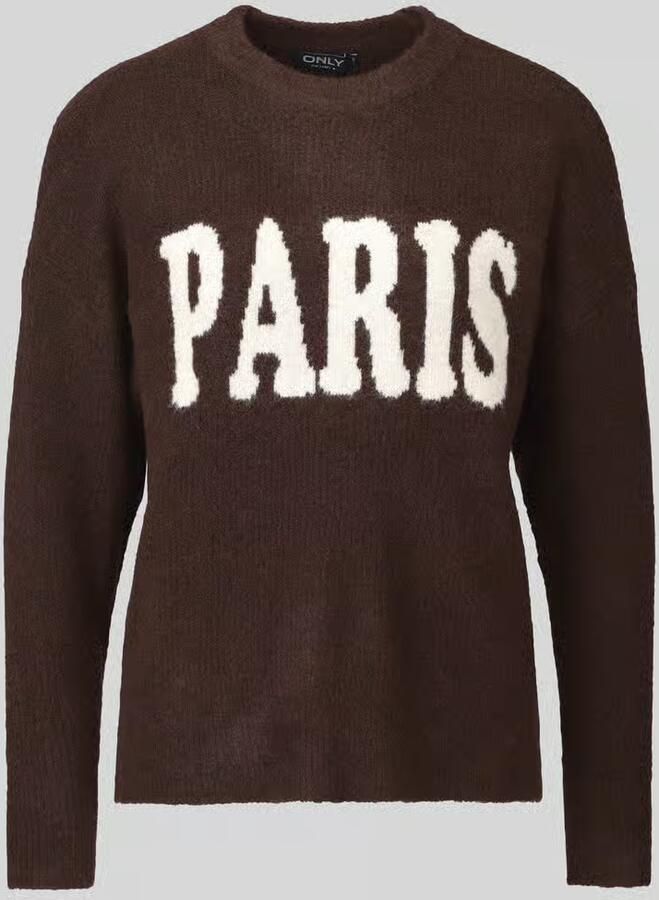 Only relaxed fit pullover met wol model 'JERICO'
