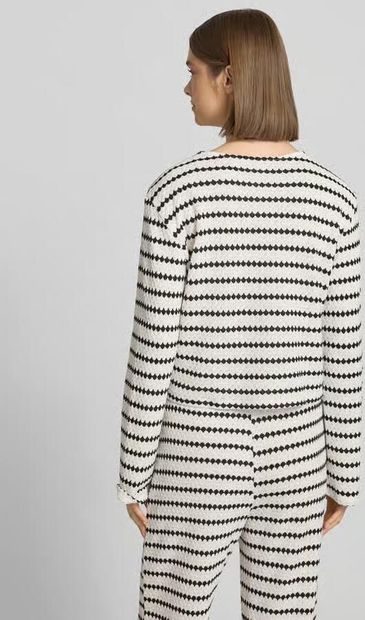 Only relaxed fit shirt met lange mouwen met katoen model 'EVA'