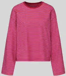 Only relaxed fit shirt met lange mouwen van puur katoen model 'FREJA'