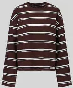 Only relaxed fit shirt met lange mouwen van puur katoen model 'FREJA'