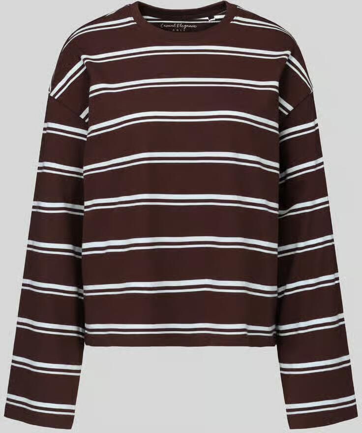 Only relaxed fit shirt met lange mouwen van puur katoen model 'FREJA' - Foto 2