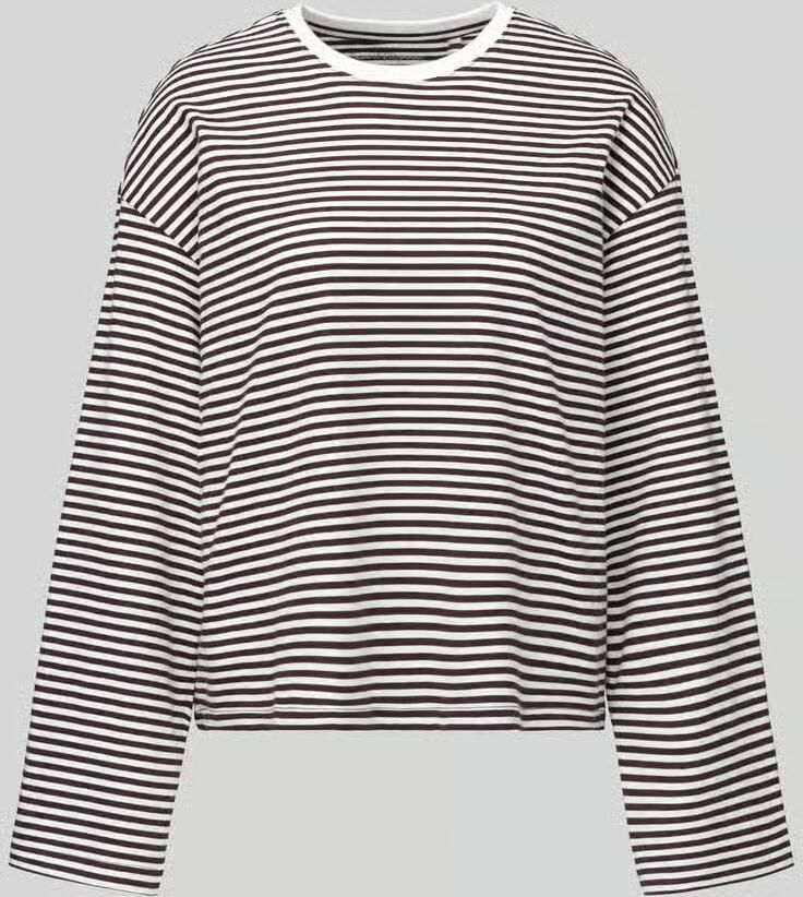 Only relaxed fit shirt met lange mouwen van puur katoen model 'FREJA' - Foto 3