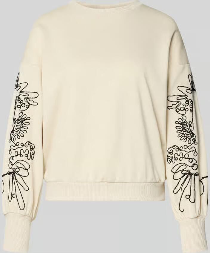 Only relaxed fit sweatshirt van katoenmix model 'BROOKE' - Foto 4