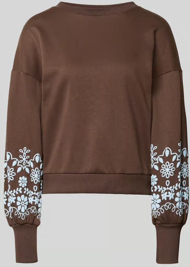 Only relaxed fit sweatshirt van pure katoenmix model 'BROOKE'