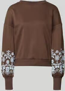 Only relaxed fit sweatshirt van pure katoenmix model 'BROOKE'