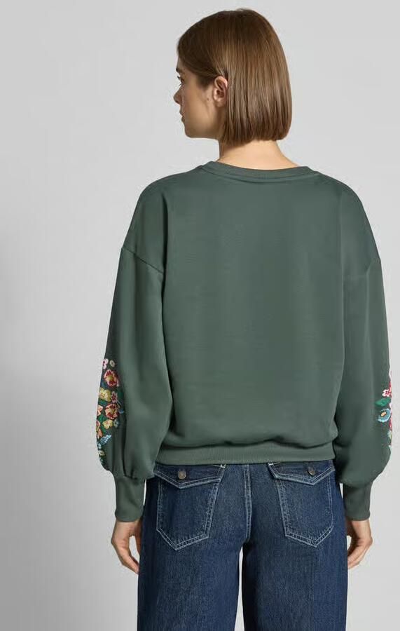 Only relaxed fit sweatshirt van pure katoenmix model 'BROOKE' - Foto 14