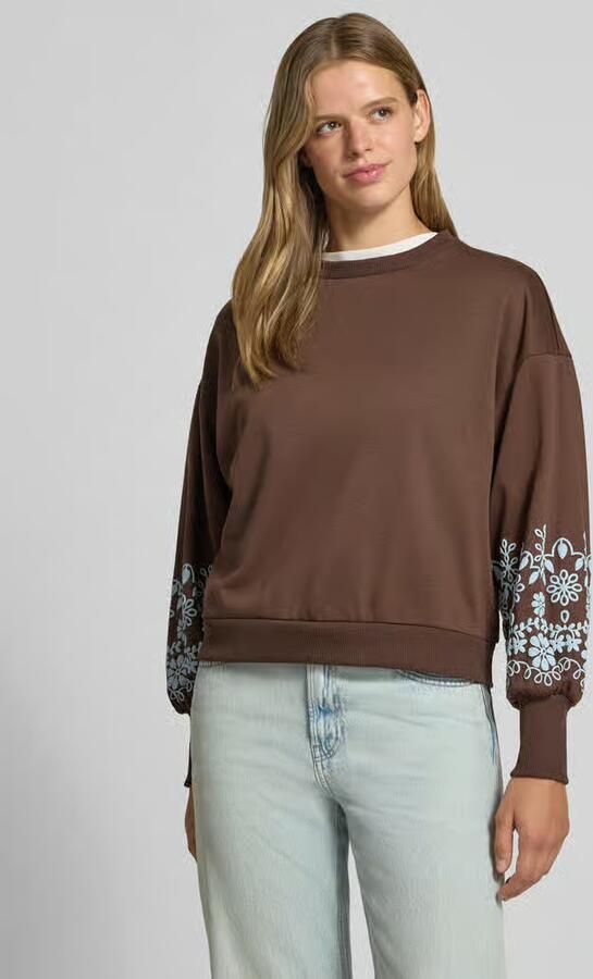 Only relaxed fit sweatshirt van pure katoenmix model 'BROOKE' - Foto 3