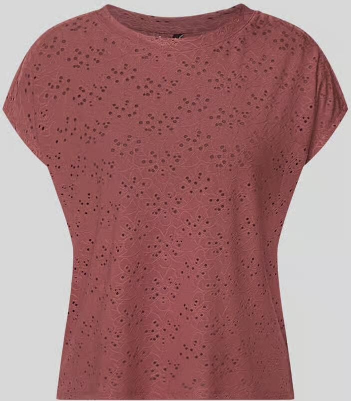 Only Regular fit T-shirt met etskanteffect model 'SMILLA' - Foto 2