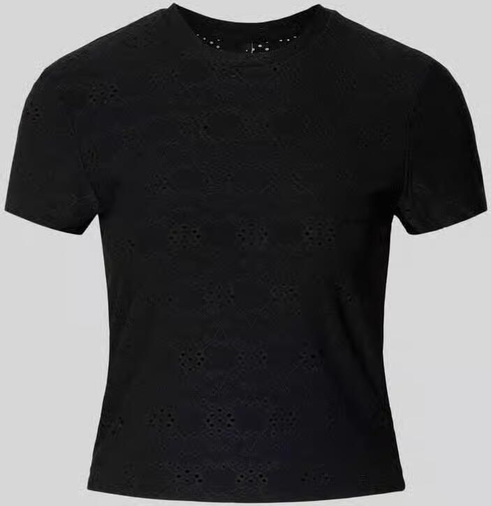 Only relaxed fit T-shirt met etskanteffect model 'SMILLA' - Foto 2