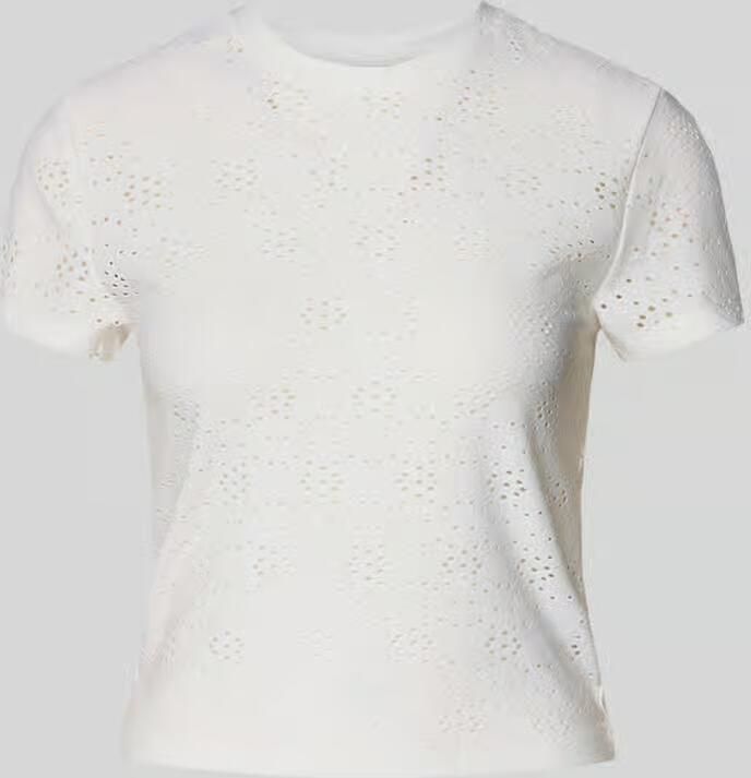 Only relaxed fit T-shirt met etskanteffect model 'SMILLA' - Foto 2