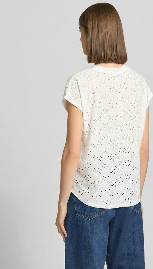 Only Shirt met korte mouwen ONLSMILLA LIFE S S TOP JRS NOOS regular fit modisch single jersey materiaalmix ronde hals - Foto 9